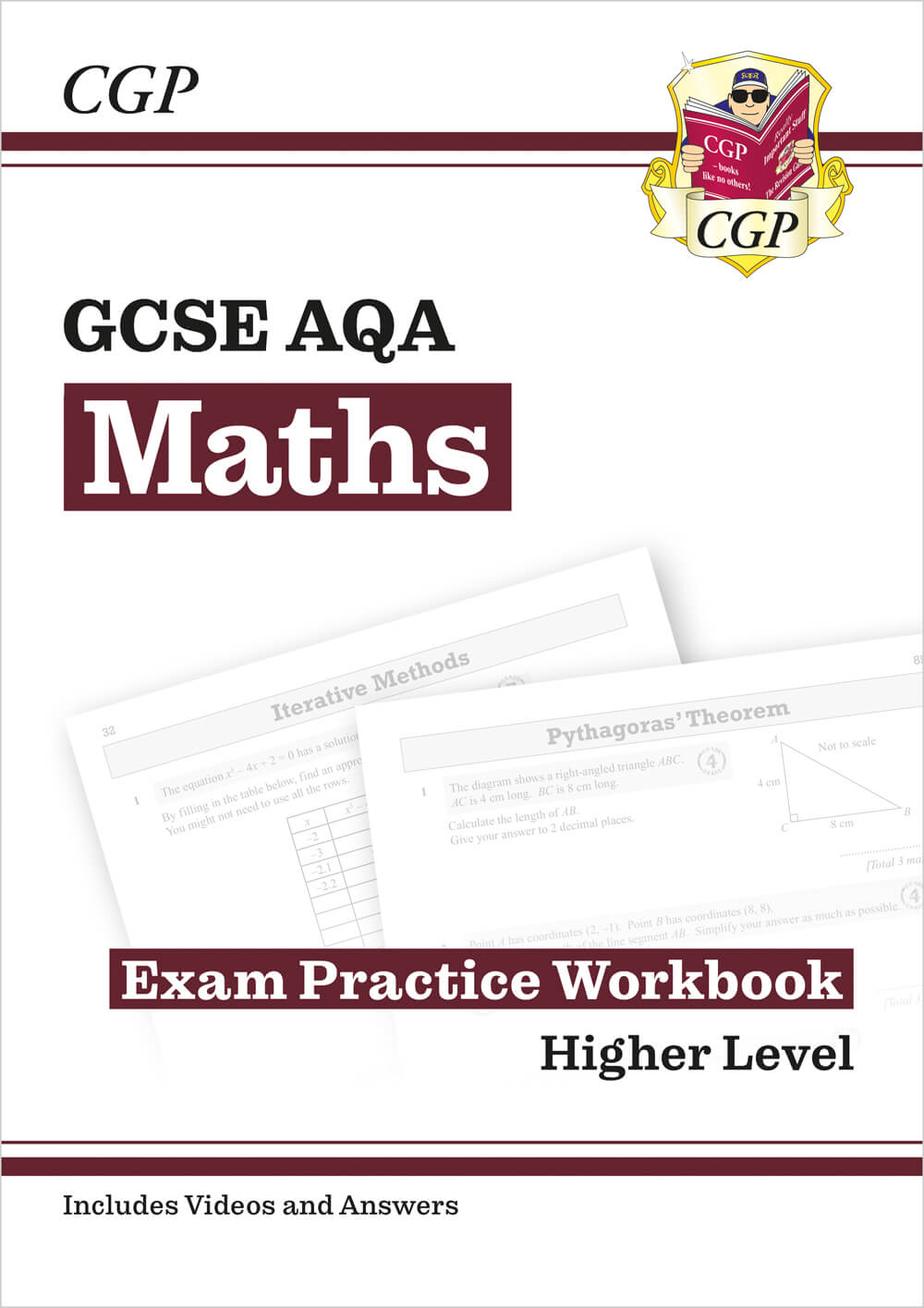 GCSE Maths AQA Exam Practice Workbook: Higher - includes Video Solutions and Answers