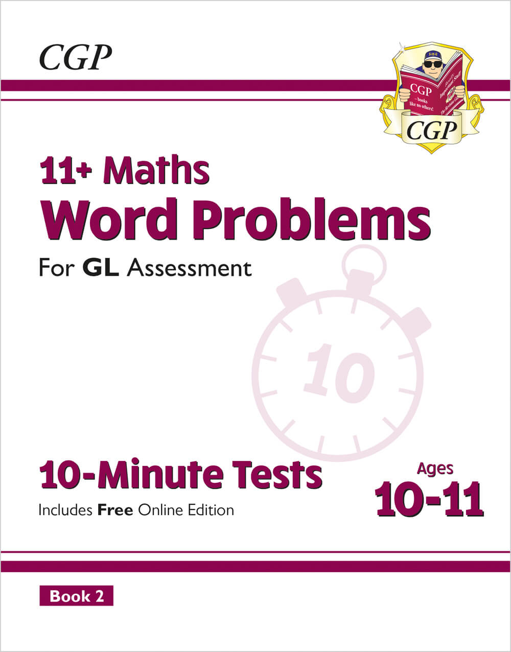 11+ GL 10-Minute Tests: Maths Word Problems - Ages 10-11 Book 2 (with Online Edition)