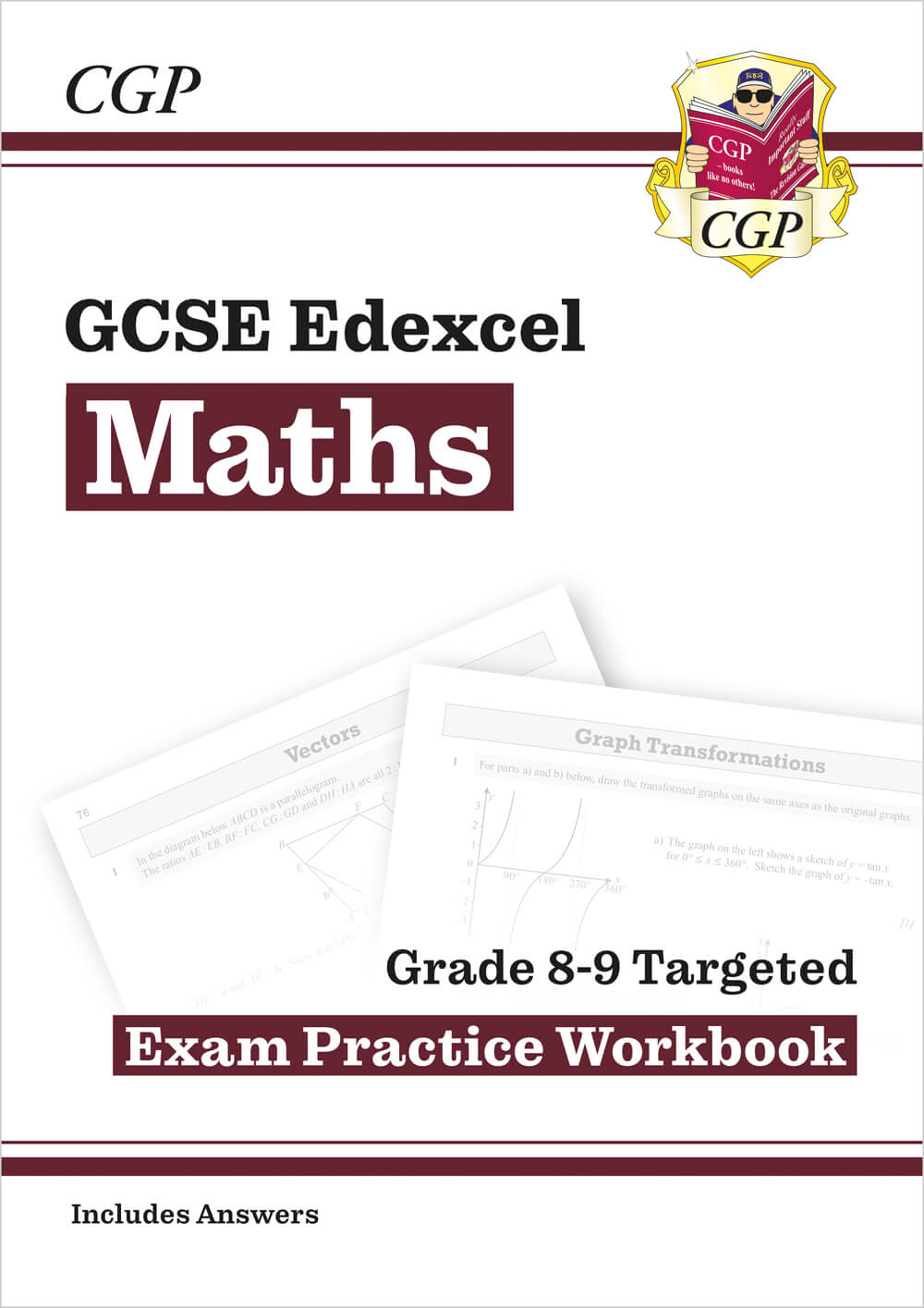 GCSE Maths Edexcel Grade 8-9 Targeted Exam Practice Workbook (includes Answers)