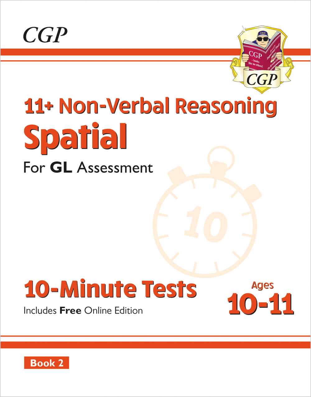 11+ GL 10-Minute Tests: Non-Verbal Reasoning Spatial - Ages 10-11 Book 2 (with Online Edition)