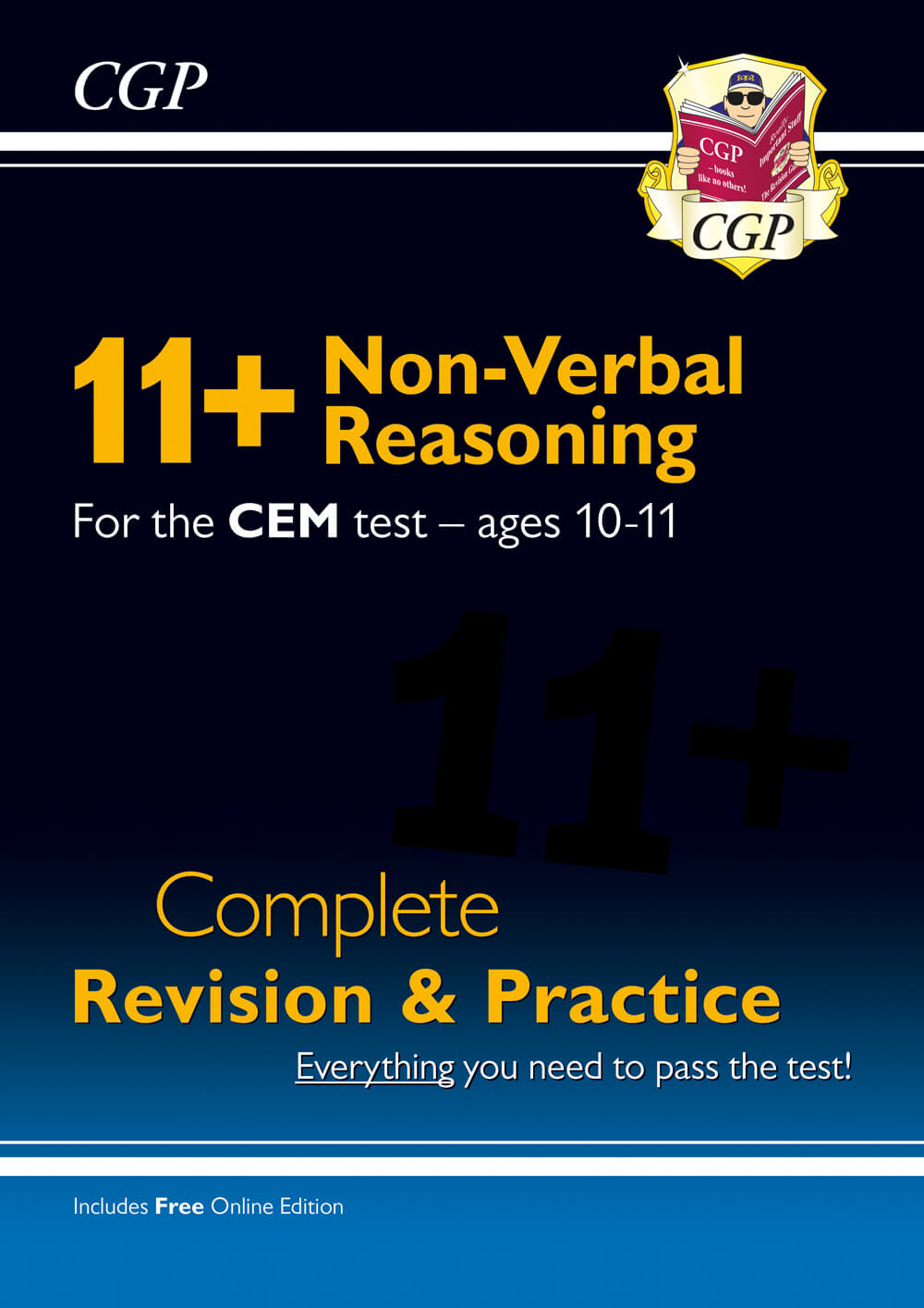 11+ CEM Non-Verbal Reasoning Complete Revision and Practice - Ages 10-11 (with Online Edition)