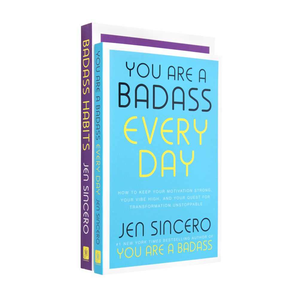 Badass Habits & You Are a Badass Every Day By Jen Sincero 2 Books Collection Set