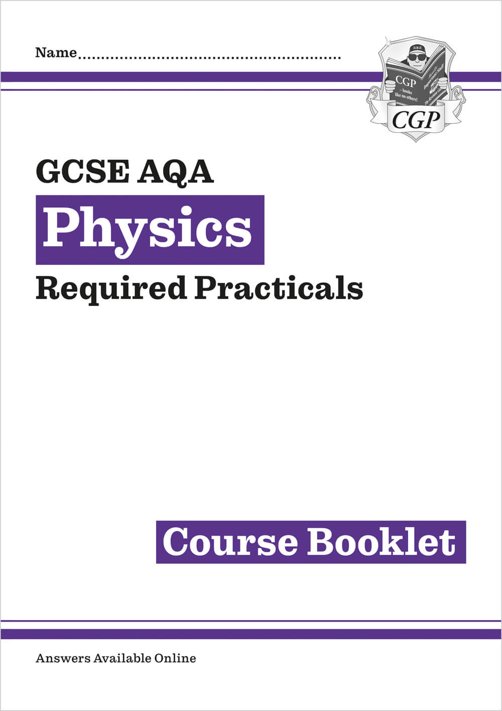 New GCSE Physics AQA Required Practicals Course Booklet