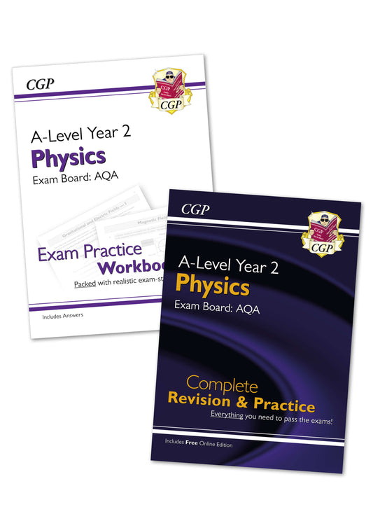 A-Level Physics AQA: Complete Revision and Exam Practice Bundle - Year 2