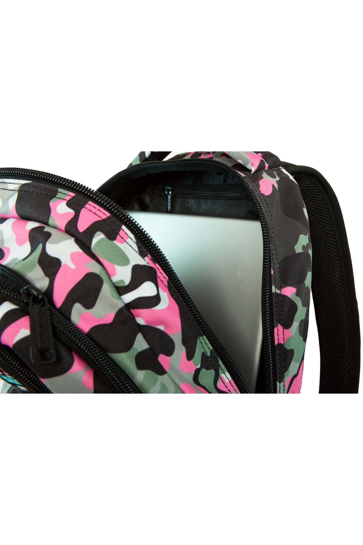 Plecak Dart L Camo Pink Badges