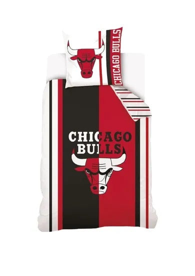 Chicago Bulls, 2-piece cotton bedding set, 140x200 cm