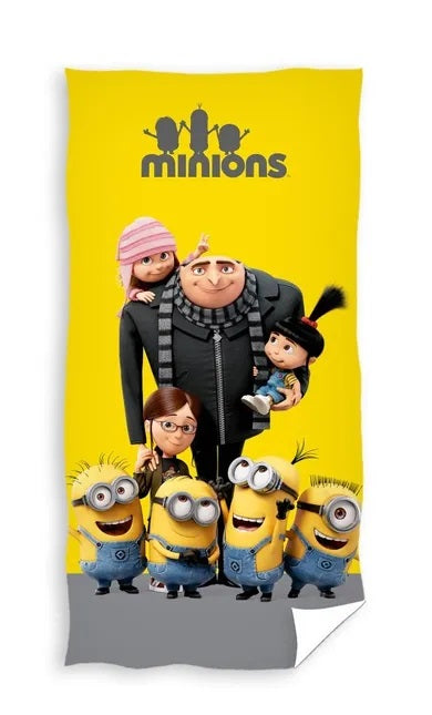 Minions, bath towel, 70x140 cm