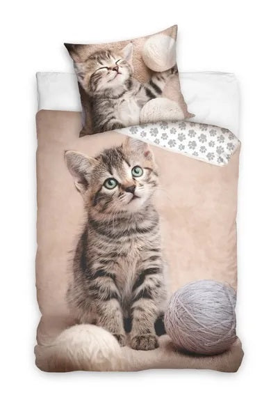 Kittens, 2-piece bedding set, 140x200 cm