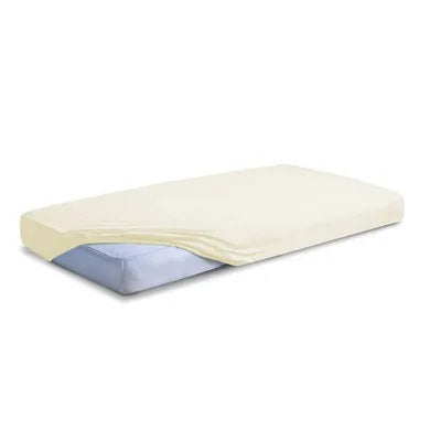 Matex, fitted terry sheet, ecru, 90x200 cm