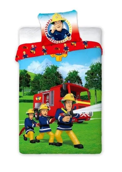 Fireman Sam, 2-piece bedding set, 140x200 cm