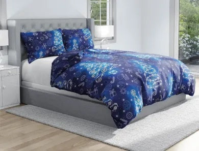 Holidays, Christmas Trees, 2-piece bedding set, 160x200 cm