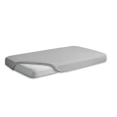 Matex, jersey fitted sheet, light gray, 90x200 cm