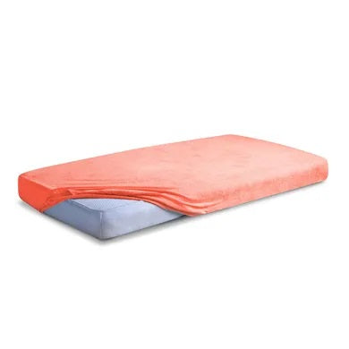 Matex, Classic, fitted terry sheet, apricot, 90x200 cm