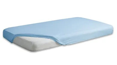 BabyMatex, jersey fitted sheet, light blue, 70x140 cm