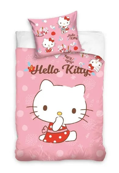 Hello Kitty, 2-piece cotton bedding set, 100x135 cm