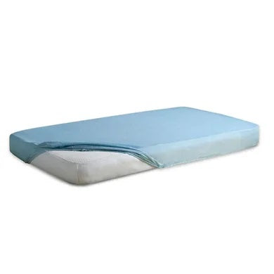 Matex, waterproof fitted sheet, blue, 90x200 cm