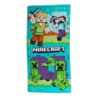 Minecraft, bath towel, 70x140 cm