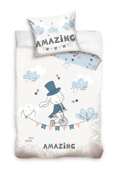 Rabbit, 2-piece bedding set, 140x200 cm