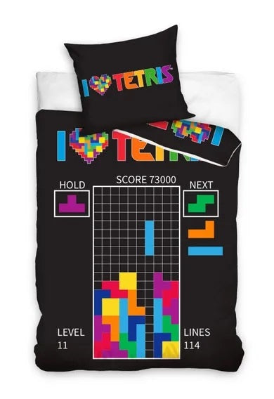 Tetris, 2-piece bedding set, 160x200 cm