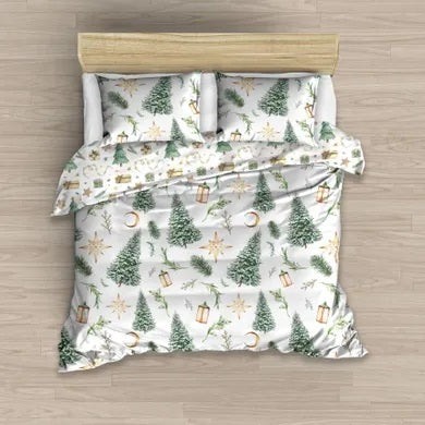 Christmas, 3-piece bedding set, 160x200 cm