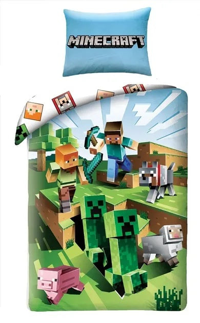 Minecraft, 2-piece bedding set, 160x200 cm