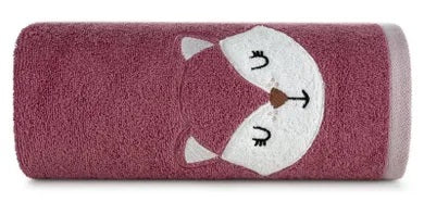 Eurofirany, baby towel, 50x90 cm, pink