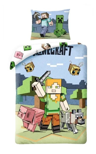 Minecraft, 2-piece bedding set, 140x200 cm