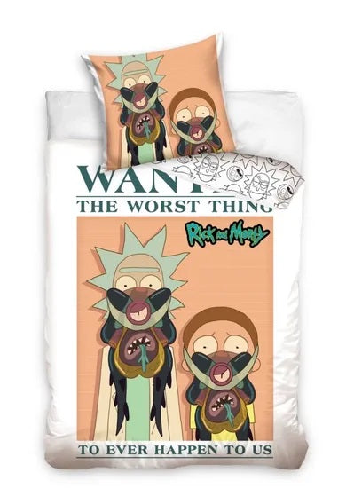 Rick and Morty, 2-piece bedding set, 160x200 cm