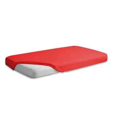 Matex, jersey fitted sheet, red, 90x200 cm