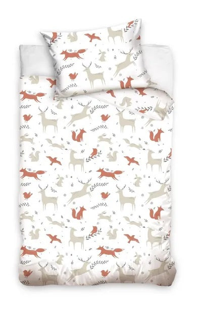 Forest Animals, 2-piece bedding set, 100x135 cm