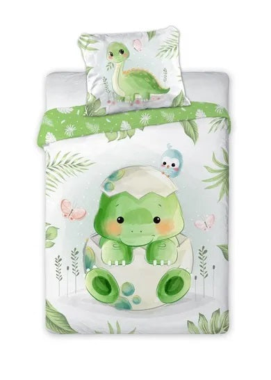 Cuddles, Dino, 2-piece bedding set, 100x135 cm