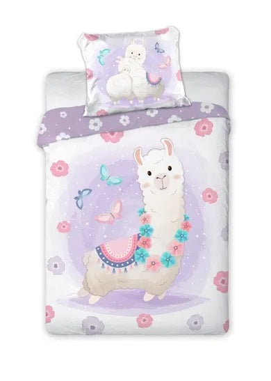 Cuddles, Llama, 2-piece bedding set, 100x135 cm