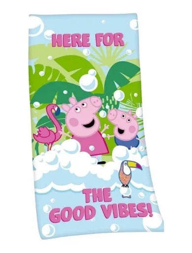 Peppa Pig, quick-drying towel, microfiber, 70x140 cm