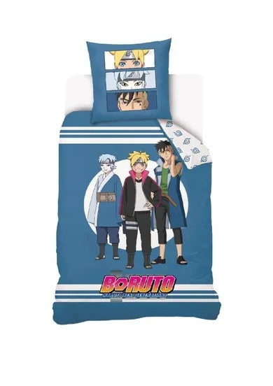 Boruto, 2-piece cotton bedding set, 140x200 cm