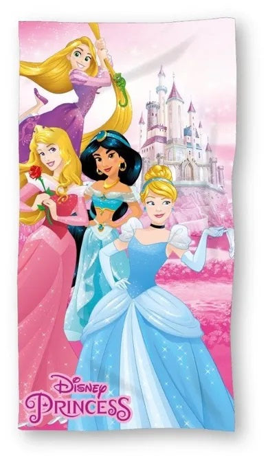 Disney Princess, quick-drying towel, microfiber, 70x140 cm