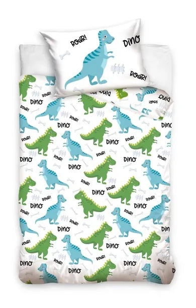 Dinosaurs, 2-piece baby bedding set, 100x135 cm