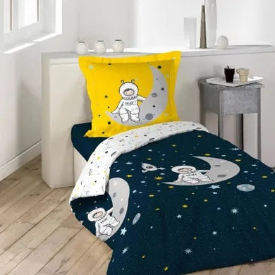 Douceur d'intérieur, Petit Astronaute, children's bedding, 140x200 cm