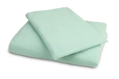 Sensillo, 2-piece muslin bedding set, mint, 100x135 cm