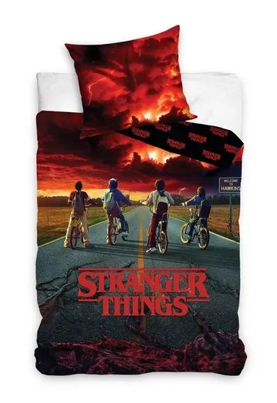 Stranger Things, 2-piece cotton bedding set, 160x200 cm