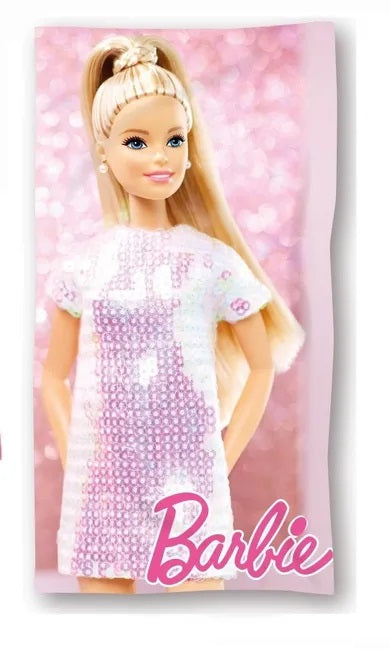 Barbie, cotton towel, 70x140 cm