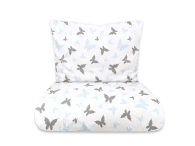 MimiNu, Junior, Butterfly, 2-piece bedding set, 140x200 cm + 70x80 cm