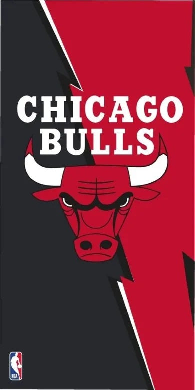 Chicago Bulls, bath towel, 140x70 cm