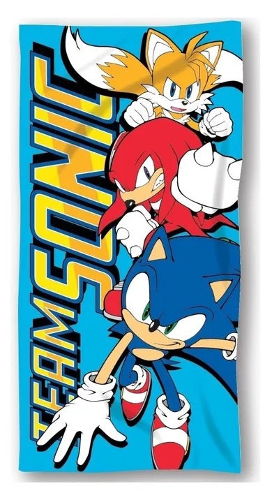 Sonic the Hedgehog, cotton towel, 70x140 cm