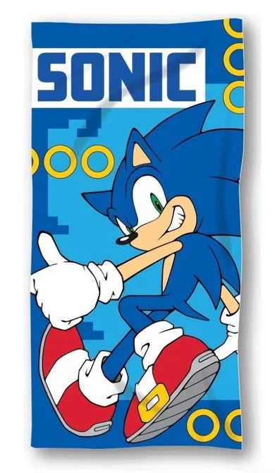 Sonic the Hedgehog, cotton towel, 70x140 cm