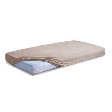 Matex, fitted terry sheet, beige, 90x200 cm