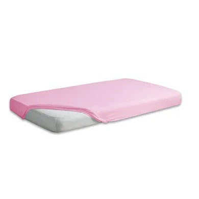 Matex, jersey fitted sheet, pink, 90x200 cm