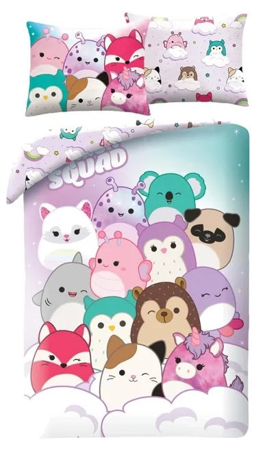 Squishmallows, 2-piece bedding set, 140x200 cm