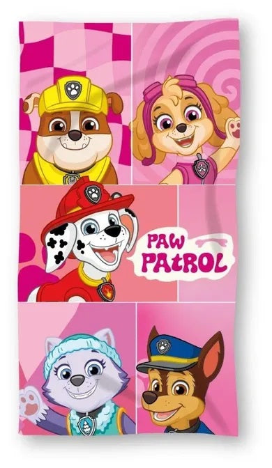 Paw Patrol, quick-drying towel, microfiber, 70x140 cm