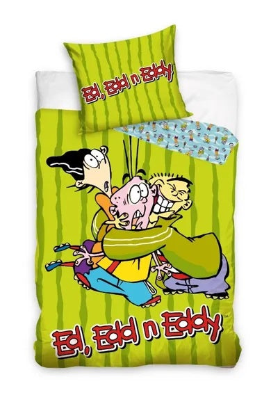 Ed, Edd and Eddy, 2-piece bedding set, 160x200 cm