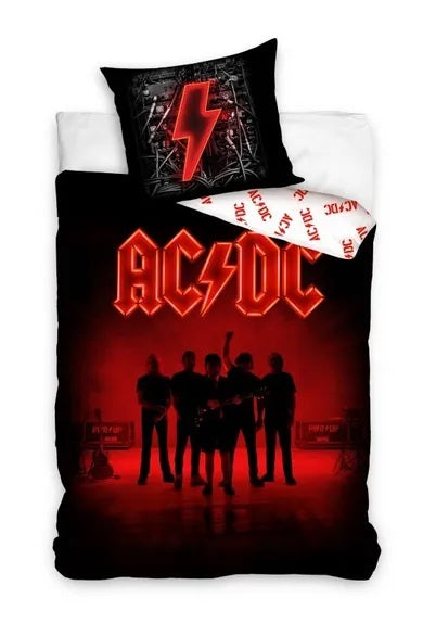 AC/DC, 2-piece cotton bedding set, 160x200 cm